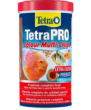 Tetra Pro Colour Multi-Crisps - Premium fish food with colour concentrate for brightly colourful Fish 500ml 1 500 ml (Pack of 1) - Buy Online on GoSupps.com