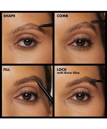 NYX Micro Brow Pencil Doppelpack - Vegan Ash Brown Double-Sided with Lifting Pencil & Brush | International Shipping Available - Buy Online on GoSupps.com