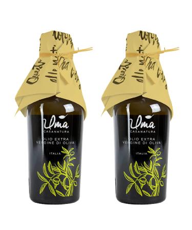 Uma Extra Virgin Olive Oil | Rich Aroma & Balanced Taste | Ideal for Cooking & Dressing | Cold Extraction | Premium Italian Blend | 2 x 250ml