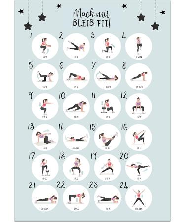 Nastami Fitness Advent Calendar A3 - International Shipping | Unique Scratch-Off Christmas Countdown - Buy Online on GoSupps.com