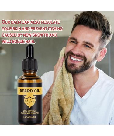 Bart l-Balsam Kit | Men's Balm & Rinse Care Oil 30ml | Organic Moisturizing & Hair Growth Solution - Buy Online on GoSupps.com