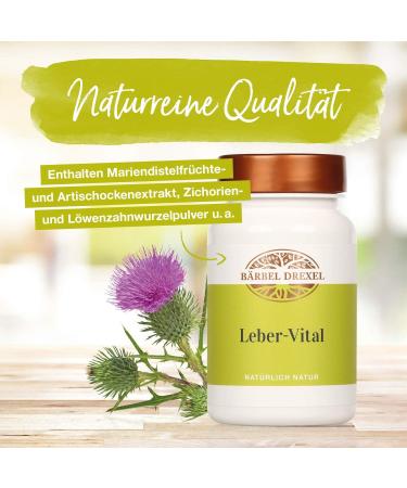 B rbel Drexel Leber-Vital Capsules - High Dose Silymarin (108 pcs) | Vegan Liver Support with Milk Thistle Artichoke & Dandelion | International Shipping - Buy Online on GoSupps.com