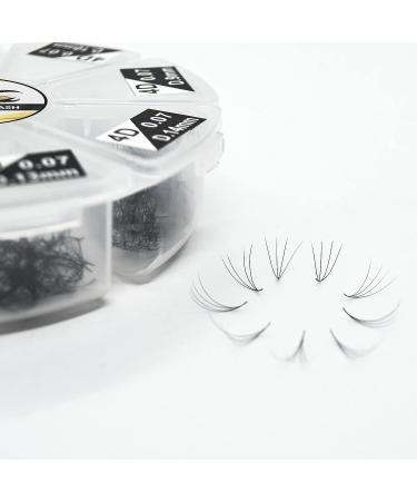 GorgeousLash 1200 Fans 8D-3D Mixed Curl D Lashes | Handmade 0.07mm Diameter | Ready to Ship - Buy Online on GoSupps.com