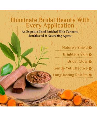Richfeel Bridal Radiance Facial Kit - Haldi & Chandan Blend for Lasting Bridal Glow Tan Removal Instant Brightening |30 g - Buy Online on GoSupps.com