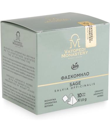 Tisane de Sauge Biologique avec Herbes Aromatiques Bio du Mont Athos (Salvia Officinalis) - 15g - Buy Online on GoSupps.com