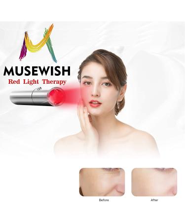 MUSEWISH Red Light Therapy Infrared Device for Neck Shoulder Knee Joint Muscle - 3 Wavelengths - Buy Online on GoSupps.com