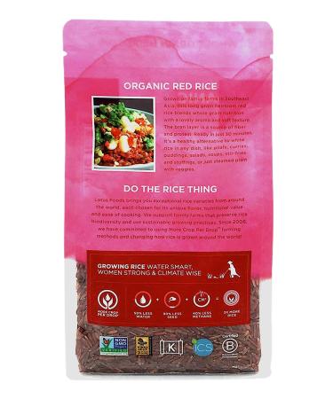 Lotus Foods Organic Red Rice - Gourmet 0.94 lb (Pack of 6) | Healthy & Nutritious - Buy Online on GoSupps.com