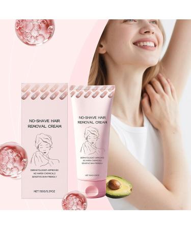  Jingmiger Body Hair Removal Cream - 150g Moisturizing Lotion for Hair Removal Gentle Fast-Acting Odorless Cream for Hair Removal - For Women and Teenagers Legs Thighs Underarms Chest - Buy Online on GoSupps.com