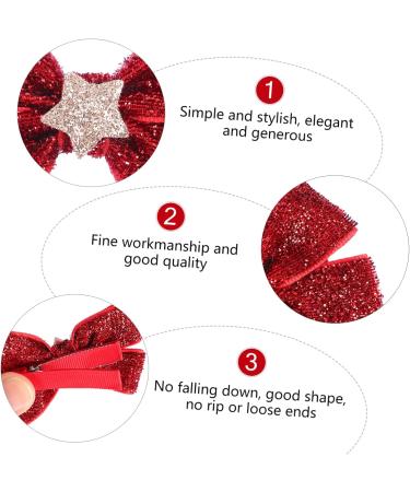 FRCOLOR 4 Pairs Bow Tie Bowknot Hair Ropes Hair Accessories for Kids Hair Ties for Daily Wear Two Pairs of Hair Ropes Christmas Headgear Clip Headband Bridesmaid Ponytail Fabric - Buy Online on GoSupps.com