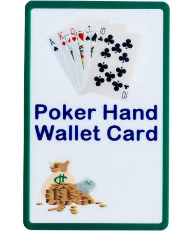 Poker Hand Wallet Card - Play and Learn Card Games with Secure ID - Great Gift Idea! - Buy Online on GoSupps.com