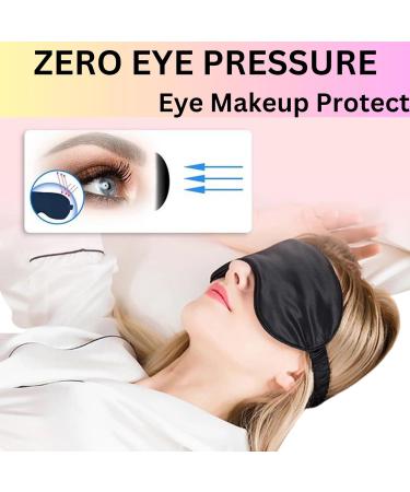 Silk Sleep Eye Mask - Luxurious Comfort for Deep Sleep & Travel | Soft Elastic Fit for Men & Women - Affordable Quality - Buy Online on GoSupps.com