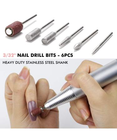 Ejiubas Nail Drill Machine 30000rpm - Professional Electric Efile for Shaping, Buffing & Removing Acrylic and Gel Nails - Low Vibration, Heat & Noise - Buy Online on GoSupps.com