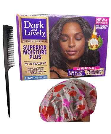 Kamakah Hair Relaxer Box Set - Comes with Comb and Shower Cap Suitable for Dark and Lovely Hair Relaxer Normal Hair | Achieve Gorgeous Silky Hair at Home - Buy Online on GoSupps.com