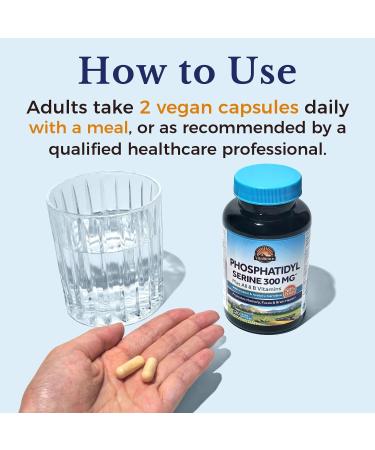 Vitalitown Phosphatidylserine 300mg Inositol Acetyl L-Carnitine Vitamin B Complex with Biotin B12 B1 B2 Niacin B5 B6 Folate Brain Supplements for Memory and Focus 120 Vegan Capsules - Buy Online on GoSupps.com