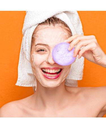 48 Compressed Face Sponges - Reusable Beauty Spa Cleaning Sponges for Makeup Removal & Facial Care - Buy Online on GoSupps.com