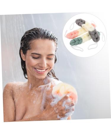 MERRYHAPY 3pcs Long Back Scrubber Shower Loofah - Soft Polyester Cotton Bath Sponge for Adults - Ultimate Shower Experience International Shipping Available - Buy Online on GoSupps.com