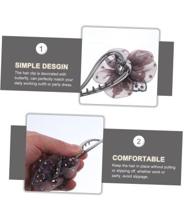 Beaupretty Rhinestones Hair Barrette headgear french barrette clips butterfly clips catch clips rhinestones bow butterfly french clips make up cloth steamed stuffed bun Make Up Hair Clips - Buy Online on GoSupps.com