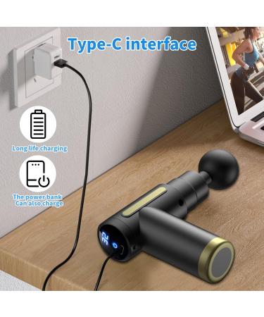 Portable Mini Massage Gun - 32 Speeds 6 Heads Adjustable Deep Tissue Relief - International Shipping Available - Buy Online on GoSupps.com