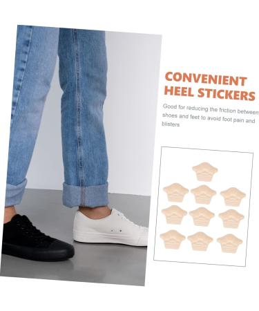FRCOLOR 10 Pairs Anti-Wear Heel Stickers - Comfortable Silicone Heel Pads & Cushions for High Heels - Outdoor Foot Supplies - Buy Online on GoSupps.com