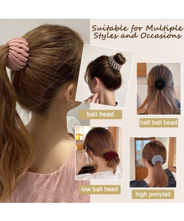 4 Pcs Bird Nest Hair Clip Set for Women and Girls - Expandable Bun Holder and Hairpin Accessories - Buy Online on GoSupps.com
