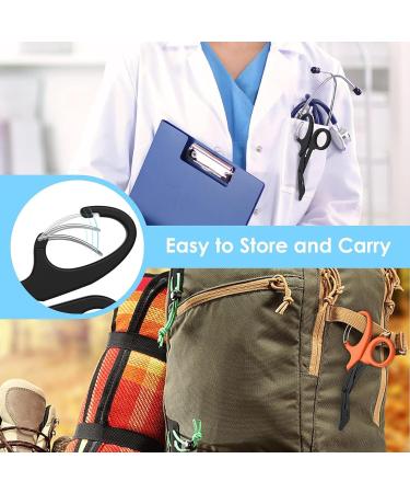 FCSNJH 2-Piece Bandage Scissors Set | Rust-Free Steel 19cm Bent Medical Scissors for Nurses Medical Students & Emergency Rooms - Buy Online on GoSupps.com