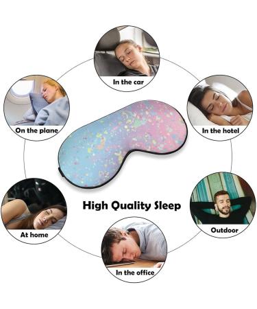 Fantasy Colorful Paint Splash Sleep Mask for Women | Adjustable Eye Shades with Elastic Strap - Shop Now - Buy Online on GoSupps.com