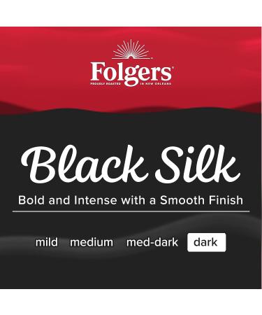 Folgers Black Silk Roast Coffee - 22.6oz - Buy Online on GoSupps.com