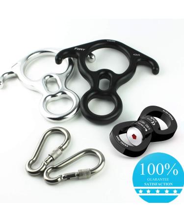 PROND Swing Swivel 35kN - Safest Rotational Device for Children's Web Tree Swing & Aerial Dance - Black - Buy Online on GoSupps.com