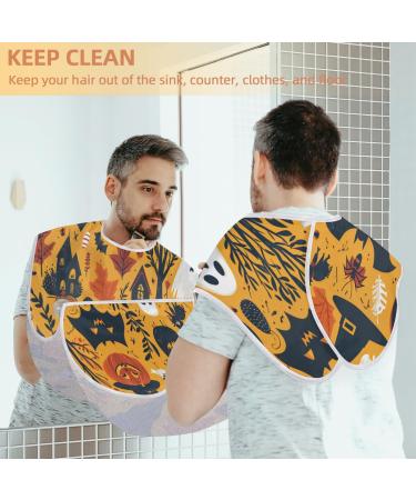 Bat Ghost Beard Bib Apron - Best Beard Hair Catcher for Men | Perfect Father's Day & Christmas Gift for Dad & Husband - Buy Online on GoSupps.com
