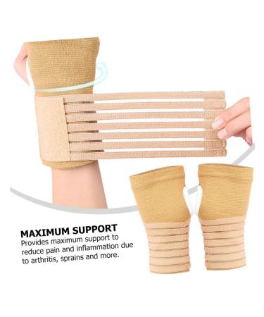 FRCOLOR Compression Bracers | Adjustable Hand Stabilizer Sleeves for Carpal Support & Fitness 1 Pair - Buy Online on GoSupps.com