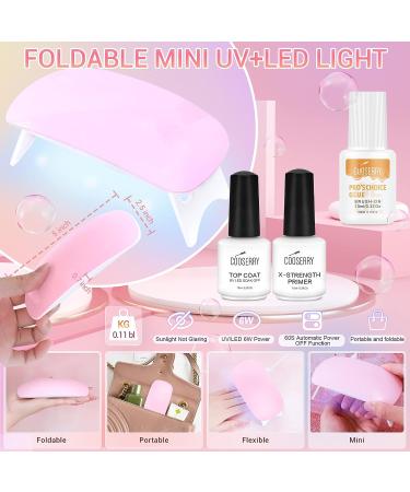 Cooserry 79 in 1 Acrylic Nail Kit with Drill, UV Light, and Glitter Powder - Professional Nails Set with Gel Polish - Perfect for Beginners and Professionals - Buy Online on GoSupps.com