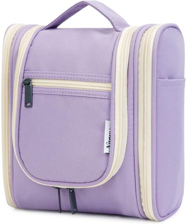 Women's Travel Hanging Toiletry Wash Bag - Light Purple Medium Size - Buy Online on GoSupps.com