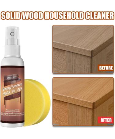 Wood Furniture Polish Spray Wood Polish Spray for Furniture - Wood Restorer for Furniture Home Furnishing Scratch Cleaning Repairing Polishing Fluid Nicything B: Sponge - Buy Online on GoSupps.com