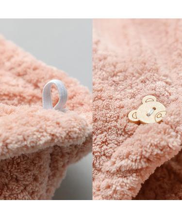 Super Bent Microfiber Hair Towel with Button - Quick-Drying Anti-Frizz for Women - Pink | Shop Now! - Buy Online on GoSupps.com