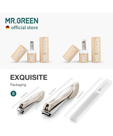 Buy MR.GREEN Stainless Steel Nail Clippers - Anti Splash Fingernail Cutter | Bionics Design Manicure & Pedicure Tools - Buy Online on GoSupps.com