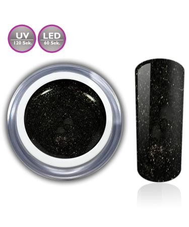 Color Gel Metallic Black - UV LED Nail Gel for Stunning Nail Art | RM Beautynails 5ml - International Shipping Available - Buy Online on GoSupps.com