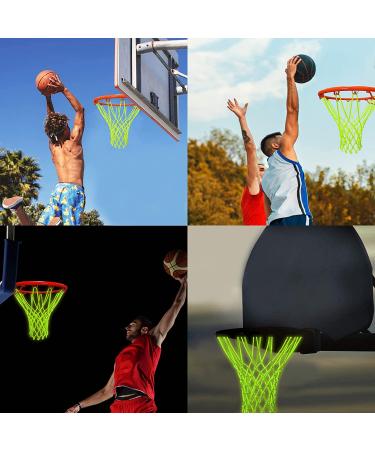 Luminous Nightlight Basketball Net - Portable Sun Powered Outdoor Sports Nylon - Buy Online on GoSupps.com