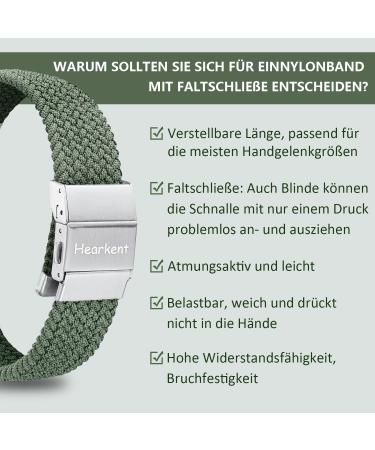 HORKENT German-Speaking Clock for Visually Impaired & Seniors - Large Digits Nylon Beige - Buy Online on GoSupps.com