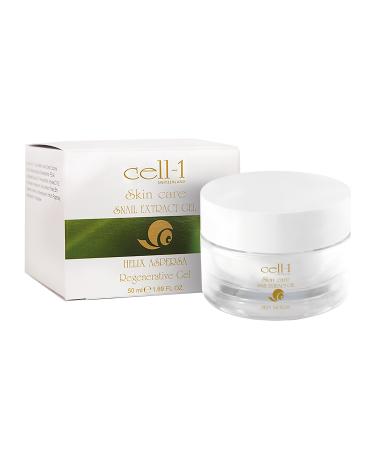 cell-1 Anti-wrinkle snail gel I Cream against acne scars healthy skin & age spots I regenerating & repairing snail cream I snail gel 50ml