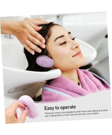 Gogogmee 4 Pairs Hairdressing Ear Covers Ear Covers for Hair Dryer Ear Covers for Swimming Ear Covers for Shower Silicone Hair Dyeing Ear Covers Silicone Hair Dyeing Earmuffs Ear Protectors - Buy Online on GoSupps.com