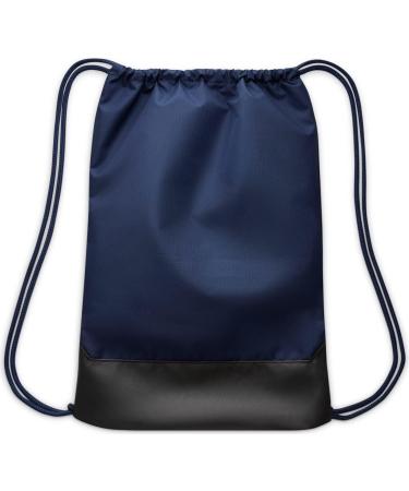 Nike Brasilia Drawstring Pack Bag NKDM3978 - Midnight Navy | Lightweight Gym Sack - Buy Online on GoSupps.com
