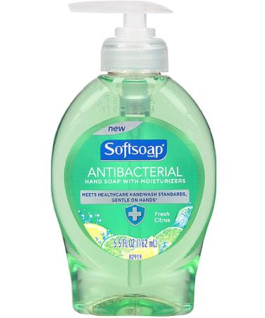 Softsoap Antibacterial Hand Soap with Moisturizers Fresh Citrus 5.5oz. Pack of 2