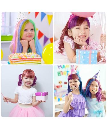 CHPBOLLY Hair Chalk for Kids - 8 Color DIY Kit for Girls, Dark Blonde, Temporary & Vibrant Makeup - 0.41 oz (Pack of 8) - Buy Online on GoSupps.com