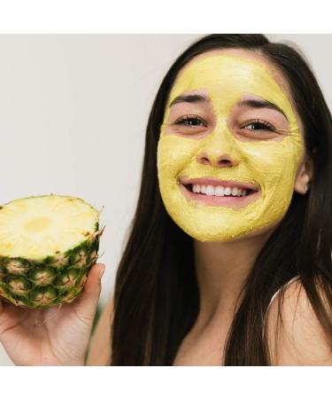 BioClarity Brightening Face Mask - 100% Clean Vegan Skincare | Exfoliate & Hydrate | Vitamin C Pineapple & Avocado | Glow with 2 oz - Buy Online on GoSupps.com