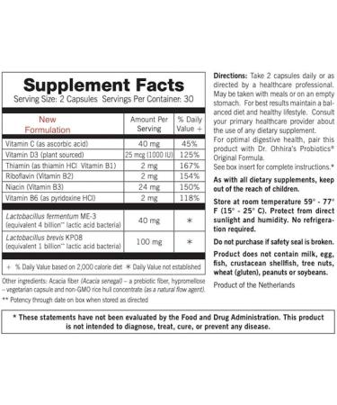 Dr. Ohhira's Probiotics Original Formula - 60 Capsules for Gut Health - Buy Online on GoSupps.com