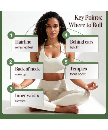 BodyJ4You Rosemary + Eucalyptus Essential Oil Roll On Duo - Pure 100% USDA Organic MCT Coconut Oil - Amethyst and Fluorite Stone Rollers - Scalp Massage Focus Breathwork Cooling Temples Chest Wrist - - Buy Online on GoSupps.com