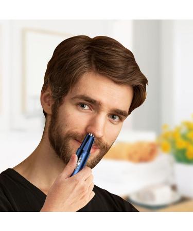 Shakven Nose Hair Remover Rechargeable Nose Hair Trimmer - Eyebrow Trimmer For Men 2 In 1 Men's Nose Hair Trimmer For Foot Beard Face Hand And Ear Hair Blue Nose Hair Device + Razor - Buy Online on GoSupps.com