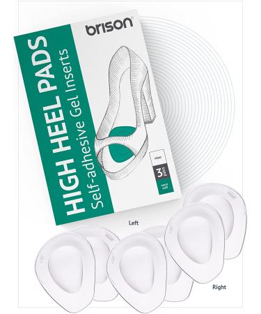 Metatarsal Pads Ball of Foot Cushion 3 Pairs - Gel Inserts for High Heels - Pain Relief & Prevention Insoles - Buy Online on GoSupps.com