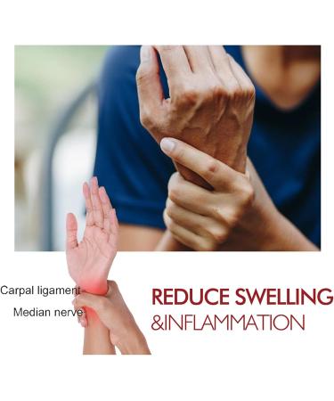 4 Bottles Wrist Tendonitis Oil 10ml - Fast Relief Massage Oil with Peppermint Arnica Eucalyptus Ginger & Turmeric - Buy Online on GoSupps.com