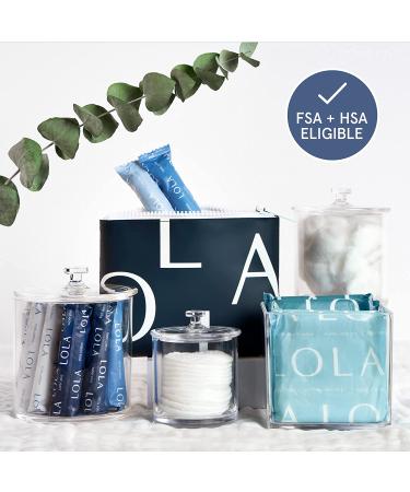 Lola Unscented Organic Cotton Tampons - Super Absorbency - 80 Count - Chlorine & Toxin Free - Leak Protection - BPA Free - 20 Count (Pack of 4) - Buy Online on GoSupps.com